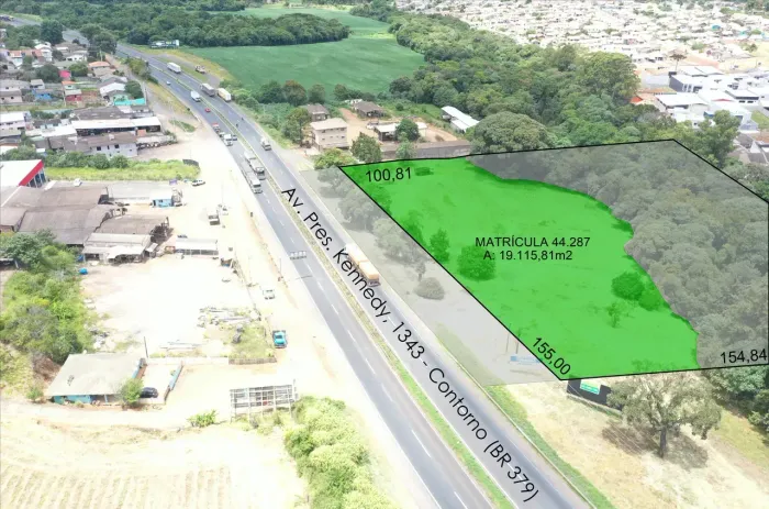 Terreno de frente para rodovia com possibilidade de financiamento direto com empresa propr