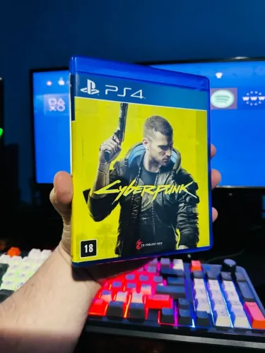 jogo original para ps4 - cyber punk 2077 - midia física