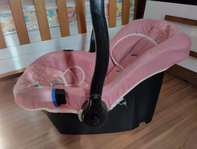 Bebê Conforto Tutti Baby Rosa Coroa 