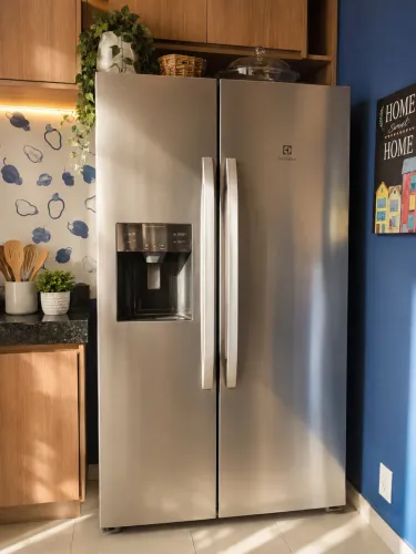 Geladeira Side by Side Electrolux inox