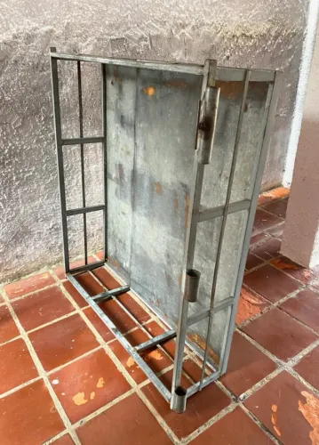 Bagageiro de Ferro Para Carro Suporte