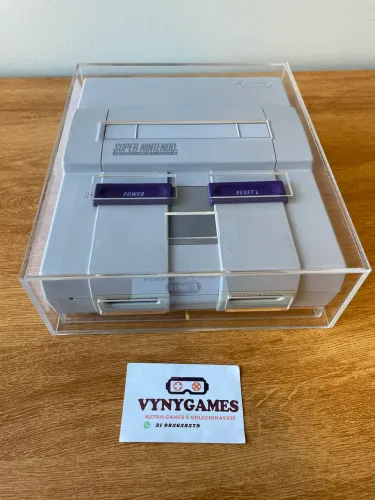 Tampa Acrílica Para Console Super Nintendo SNES