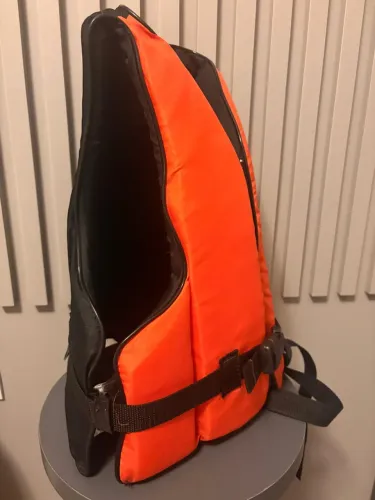 Colete Salva-Vidas Infantil - Marca Joga - até 40 kg com Zíper e Cinta Entreperna