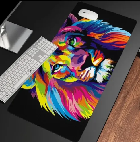 Mouse Pad Gamer 70x35cm Borda Costurada com Estampa