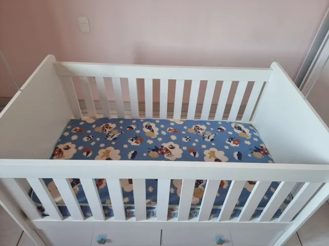 Berço Branco MDF