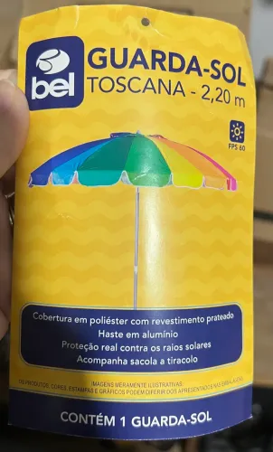Guarda Sol Colorido 2,20 NOVO