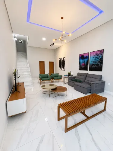 Casa Temporada Guarapari - 3 Suítes Climatizadas na Enseada Azul