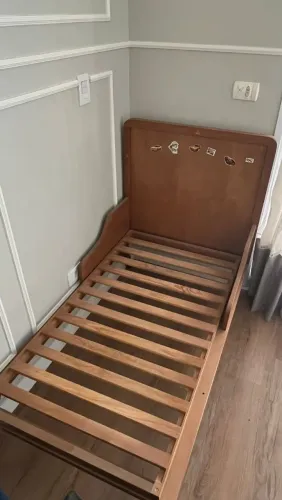 Berço Cama - Madeira Maciça (acompanha colchão)