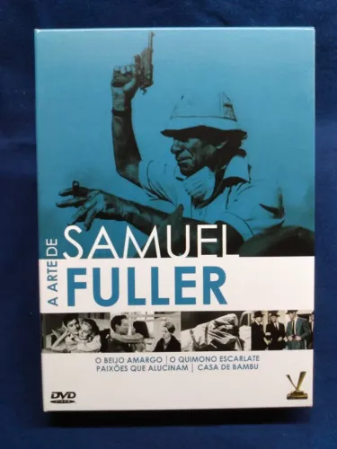 Box c/2 DVDs A ARTE DE SAMUEL FULLER 4 Filmes Versátil Home Video fora de catálogo novo