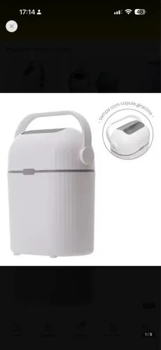 Lixeira anti odor 