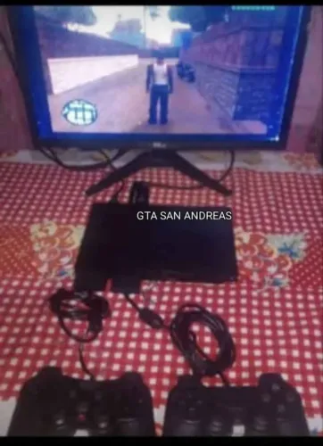 PS2 c/15 ogos,2 controles,kit HDMI $500