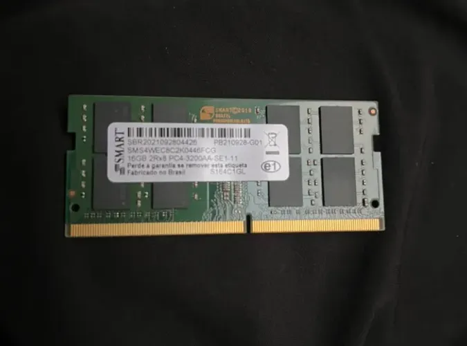 Memória RAM 16GB DDR4 3200MHz para Notebook - Smart