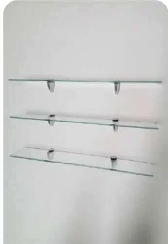Prateleiras de Vidro medindo 2 X 30