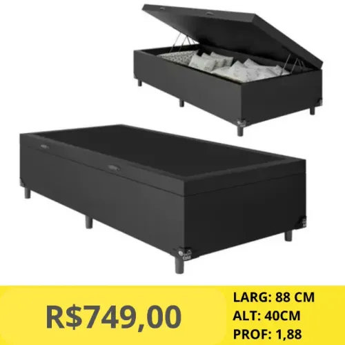 BASE BOX SOLTEIRO COM BAU 