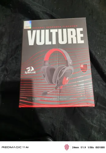 Headset Gamer Redragon Flamengo Vulture