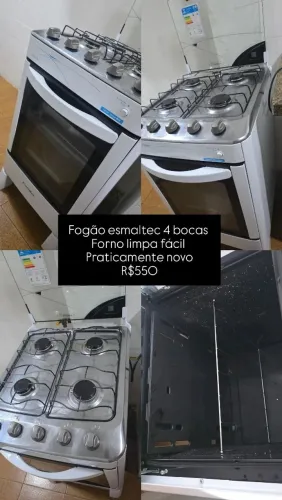 Fogão 4 bocas automático 