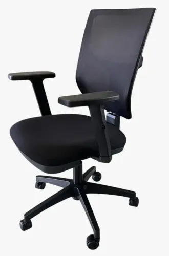 Cadeira Giratória com braços reguláveis tipo Diretor Ergonômica