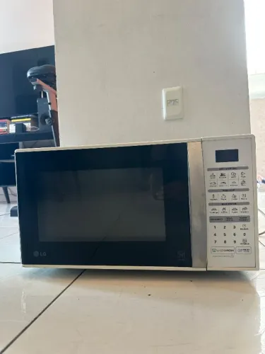 Microondas com defeito