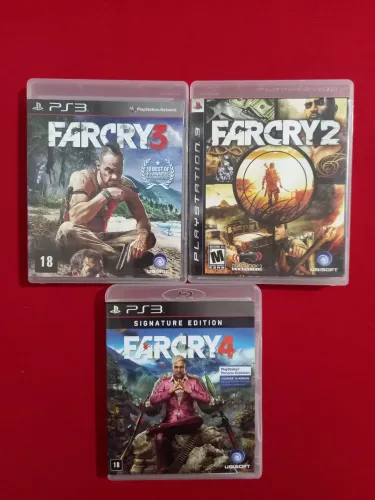 Jogos ps3 - Farcry 2,3,4 todos por 109,00