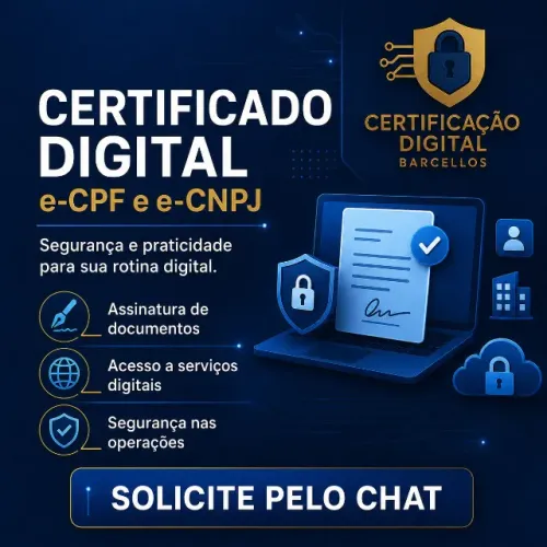 Barcellos Certificadora - Emite e renove seu Certificado Digital e-CPF e e-CNPJ