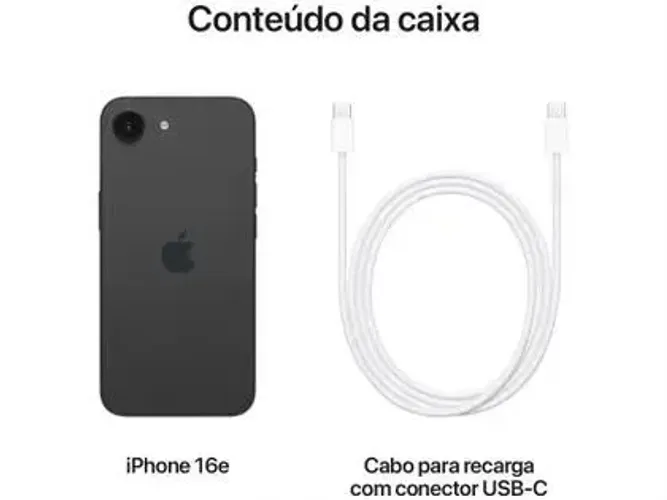 Iphone 16E 256 preto