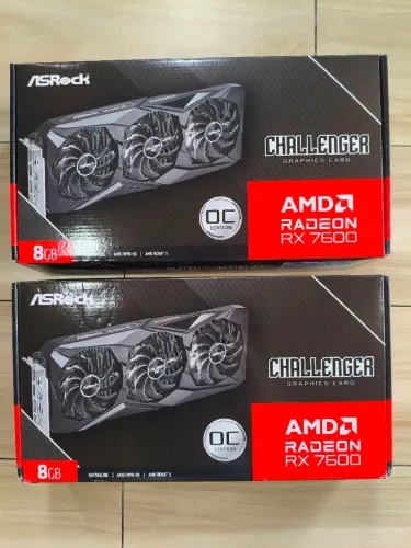 Placa de video Rx 7600 8gb triplo fans nova com garantia 