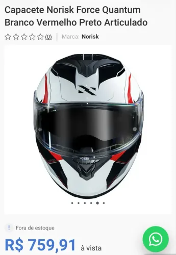 Capacete Norisk Articulado