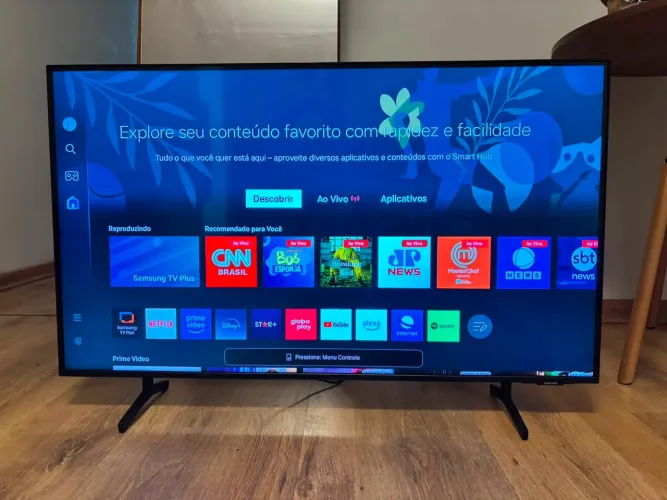 Smart TV Samsung 43" Crystal 4K (UN43BU8000G) - Usada