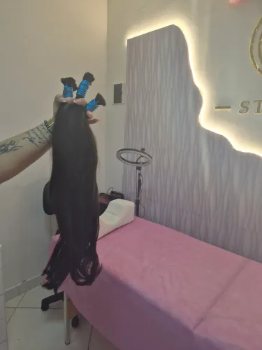 Cabelo Humano Vietnamita de 65 cm