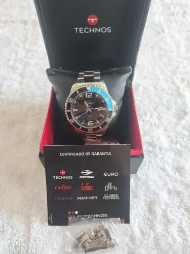 TECHNOS PRATA, NOVO! OFERTA 