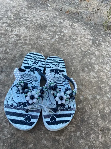 Chinelo Bordado Premium Infantil