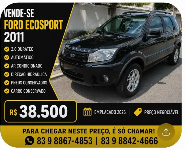 Ford Ecosport XLT 2.0/ 2.0 Flex 16V 5P Aut. 2011