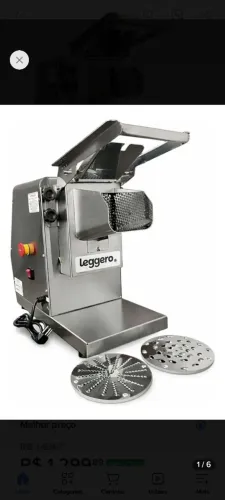 Raladora inox Leggero nova 127v.