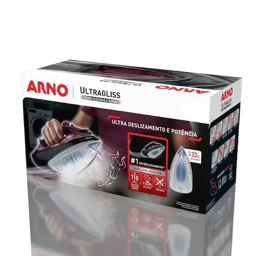Ferro de Passar a Vapor Arno Ultragliss Durilium