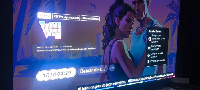 Ps5 Pro 2 T + 2 controles+GTA6