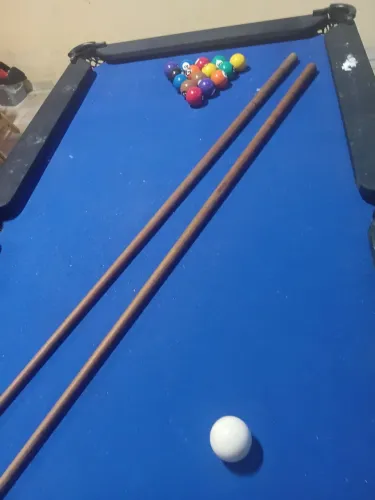 MESA DE BILHAR COM TAMPO DE PING PONG