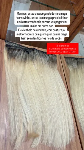 MEGA HAIR CABELO BRASILEIRO DO SUL