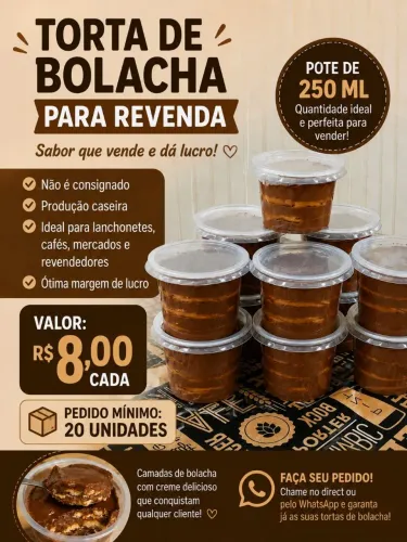 ? TORTA DE BOLACHA PARA REVENDA ?