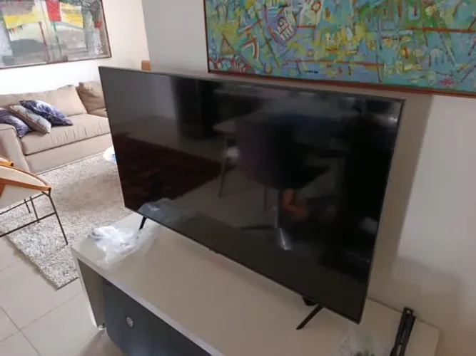 TV Samsung 50 polegadas UN50TU8000G - COM DEFEITO, sem imagem, para peças ou reparo