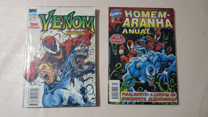 Lote 2 Hqs Venom Especial 1 E Homem-aranha Anual 7