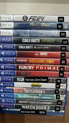 Jogos ps4 e ps5