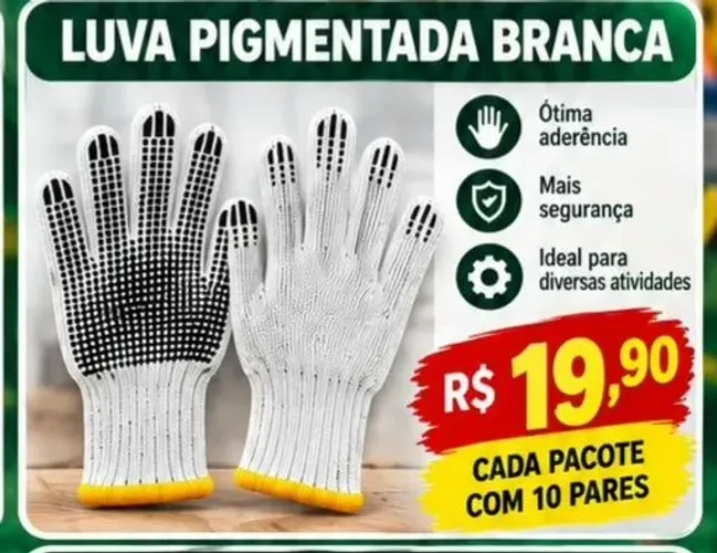 Luva pigmentada