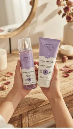 Rosa & Algodão  | BodySplash + Hidratante Cuide-se Bem | O Boticário 