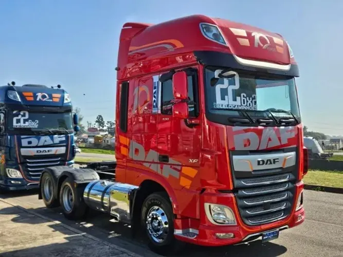 DAF XF 530 6x2 Ano 2022 Euro 5 Super Space Cab Automático Com Geladeira