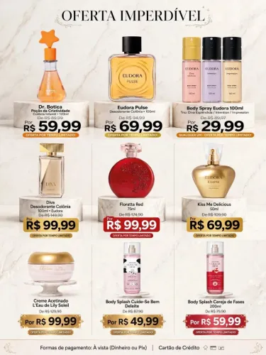 Super promoção de perfumes