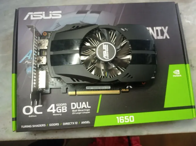 Placa de Vídeo gtx1650oc(3 meses de garantia)