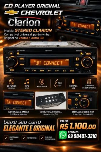 Rádio Clarion Chevrolet Original