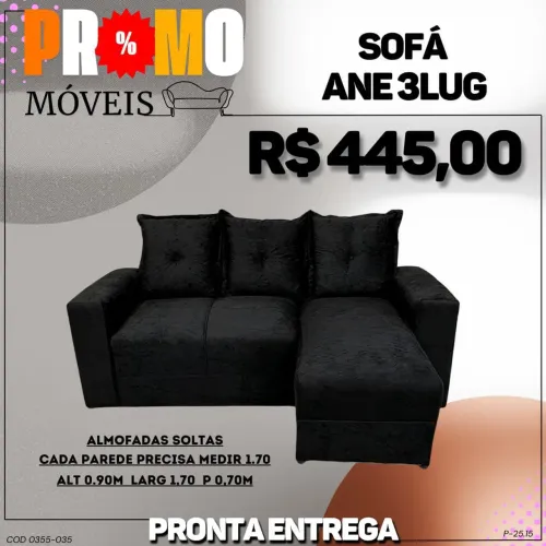 SOFÁ ANE 3 LUG - DIRETO DE FÁBRICA