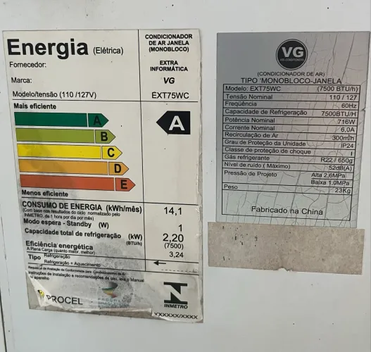 Ar condicionado de Janela