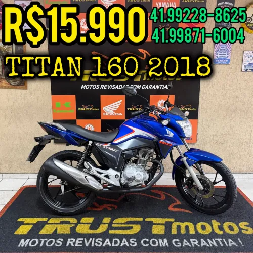 Titan 160 azul!